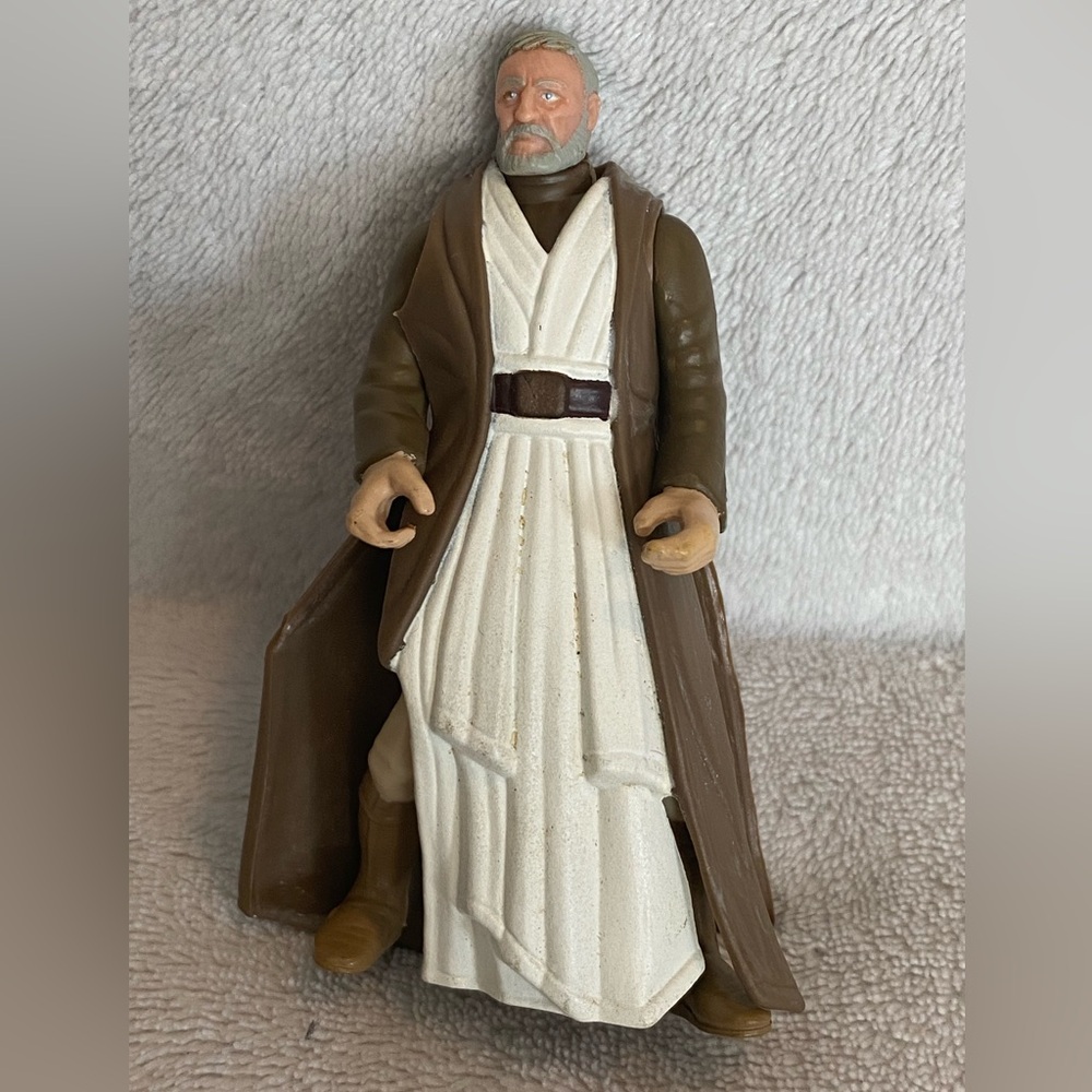 1995 Star Wars Power of the Force Obi-Wan Kenobi 3.75" Action Figure Kenner VTG